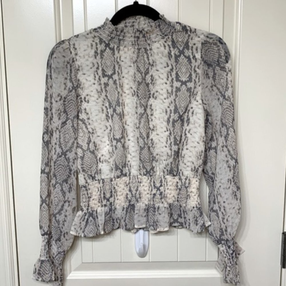 Japna Snakeskin Top